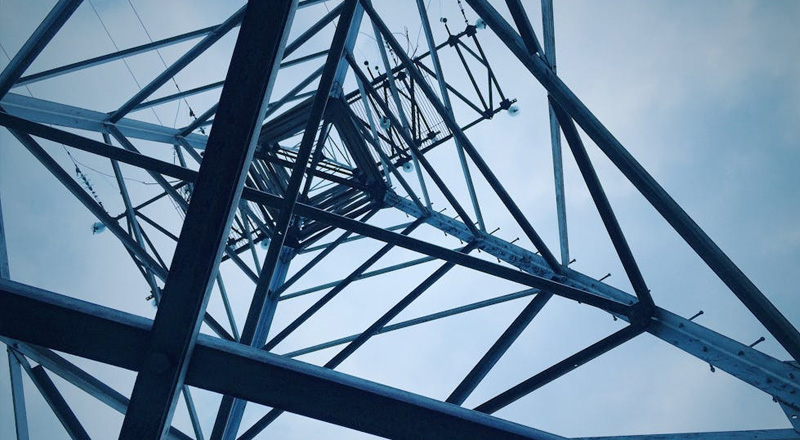 steel electrical pylon